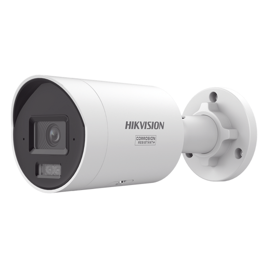[Dual Light + ColorVu 3.0 + HikAI] Bala IP 4 Megapixel / Lente 2.8 mm / 40 mts IR + Luz Blanca / 2 Microfonos Integrados / Exterior IP67 / Estrobo Azul y Rojo / WDR 130 dB / ACUSENSE 3.0 / Metal / NEMA 4X / ACUSEEK