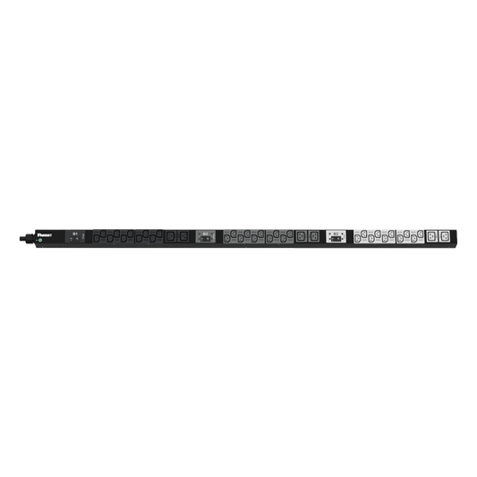 PDU Básico para Distribución de Energía, Enchufe de Entrada NEMA L15-30P, Con 30 Salidas C13 y 6 C19, de Instalación Vertical, 208 Vca, 30 Amp
