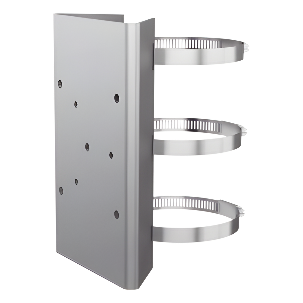 Montaje de Poste para PTZ / Acero Inoxidable / Compatible con PTZ HIKVISION