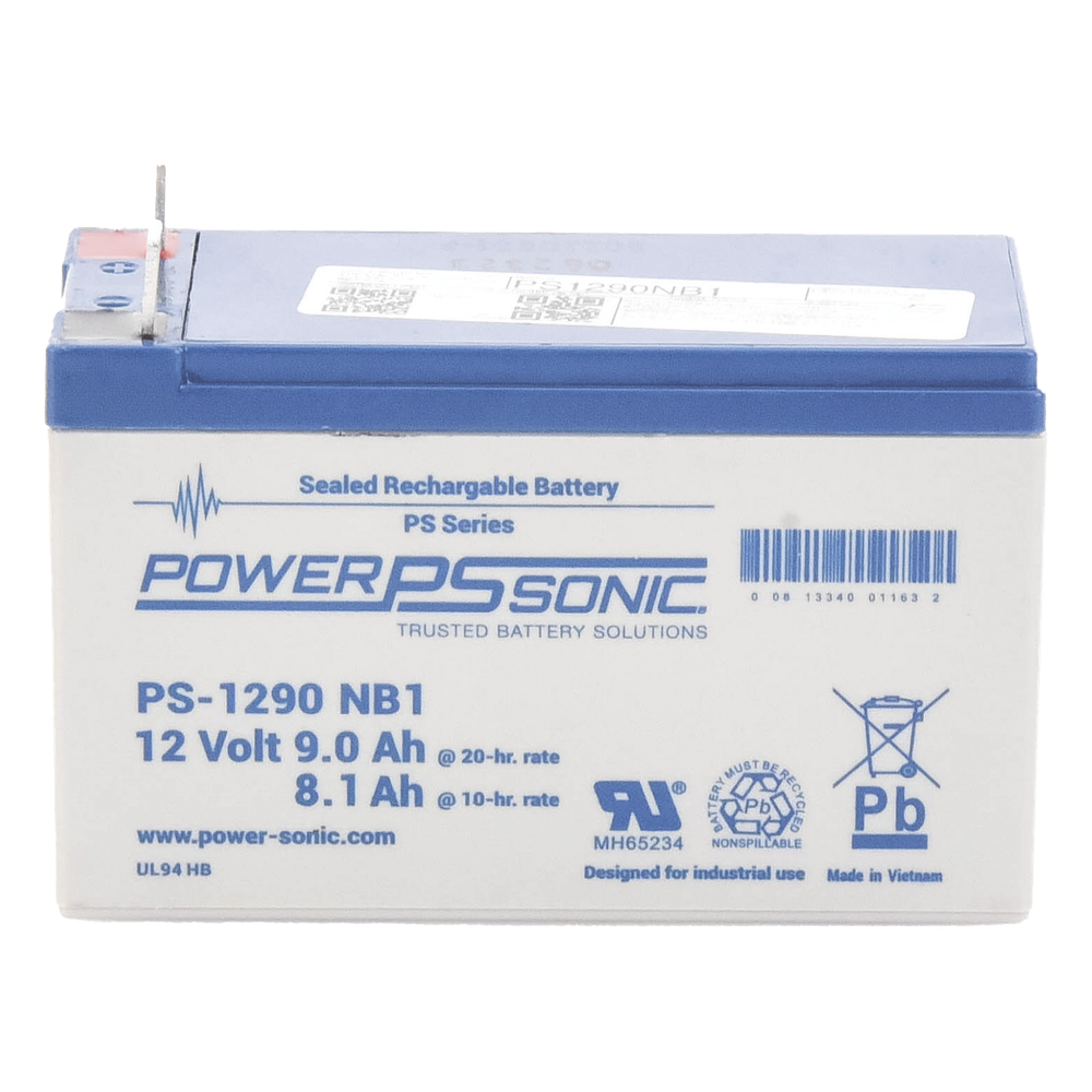 Batería 12V, 9AH, Para Respaldo, Tecnologías AGM/VRLA, 5 Años Vida Útil, Terminales NB1, Reconocida UL