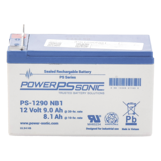 Batería 12V, 9AH, Para Respaldo, Tecnologías AGM/VRLA, 5 Años Vida Útil, Terminales NB1, Reconocida UL