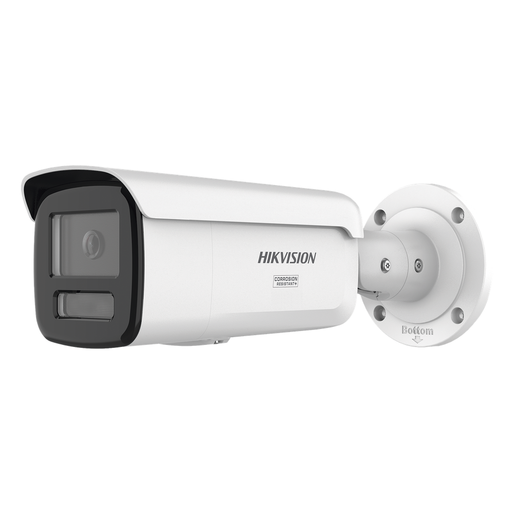 [Dual Light + ColorVu 3.0 + HikAI] Bala IP 6 Megapixel / Lente 4 mm / 60 mts IR + Luz Blanca / Exterior IP67 / Estrobo Luz Blanca / WDR 130 dB / ACUSENSE 3.0 / Metal / NEMA 4X / ACUSEEK