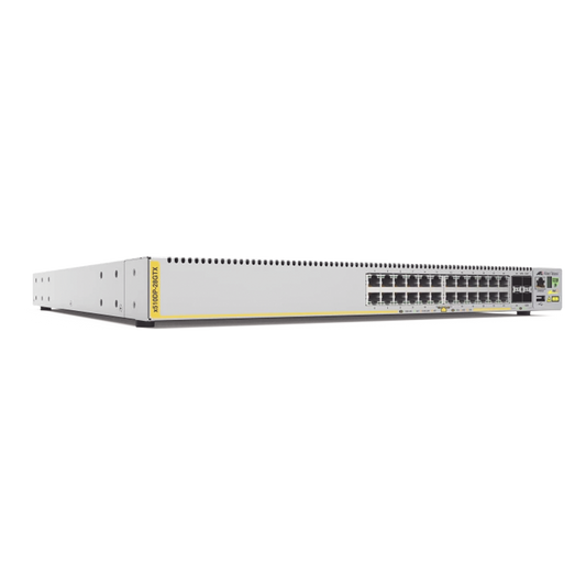 Switch Stackeable Capa 3, 24 ptos Gigabit, 4 ptos SFP+ 10G, Fuentes HOT SWAP