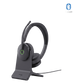 Diadema Bluetooth Yealink BH74 con Cancelación Activa de Ruido Híbrida, Base de Carga y Tecnología Acoustic Shield 3.0.