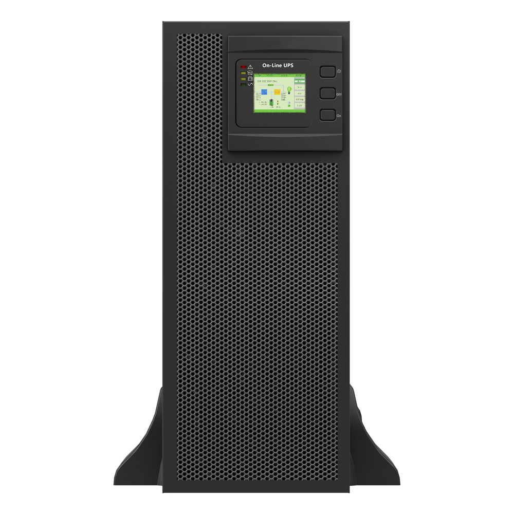 UPS de 30 KVA/30 kW, Online Doble Conversión, 220 Vac L-L de Entrada 3 Fases, Entrada Hardwired, Onda Senoidal Pura, Torre o Rack