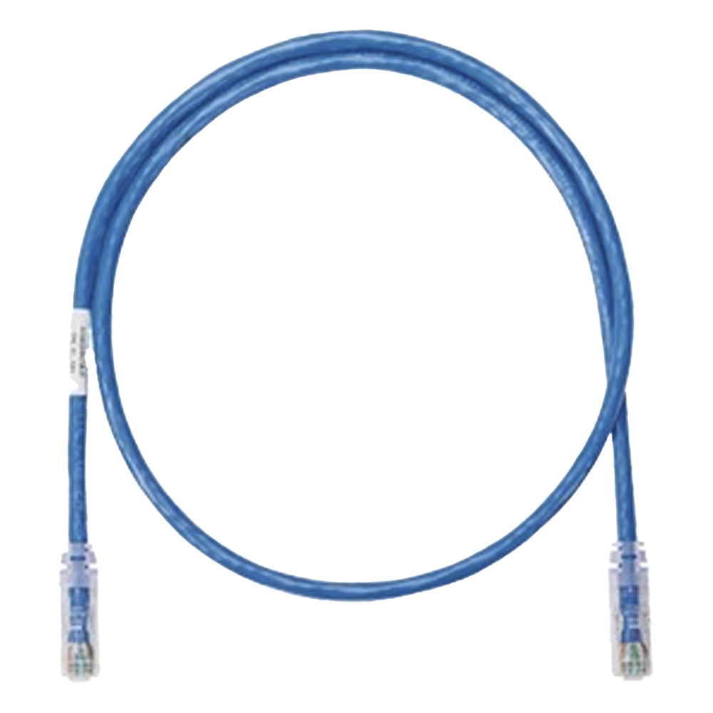 Cable de Parcheo UTP Categoría 6, con Plug Modular en Cada Extremo - 10.67 Metros (35 Pies) - Azul
