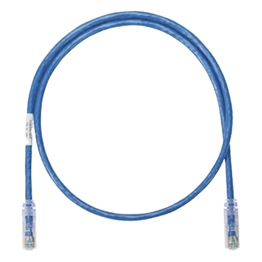 Cable de Parcheo UTP Categoría 6, con Plug Modular en Cada Extremo - 10.67 Metros (35 Pies) - Azul