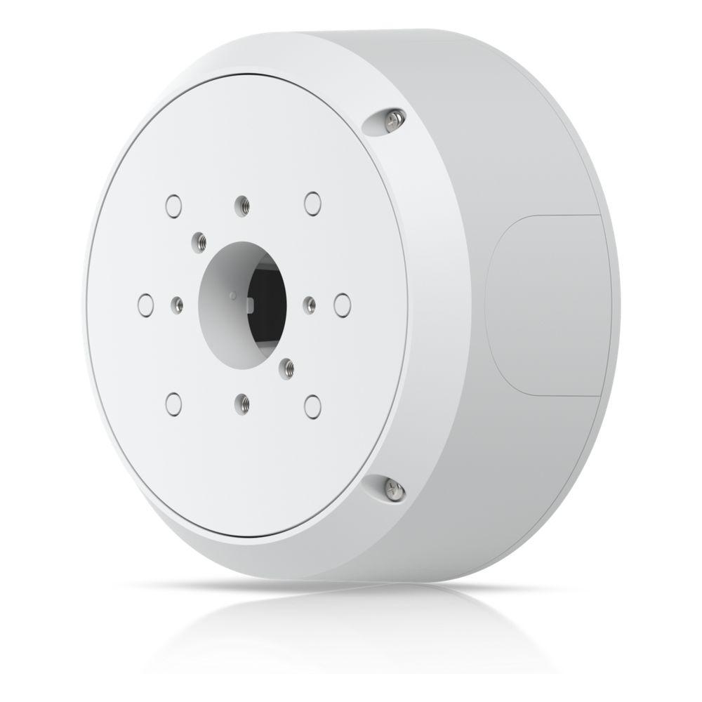 Camera Junction Box – Caja de Conexiones Antimanipulación en Color Blanco para Cámaras UniFi Protect Bullet, Dome y Turret