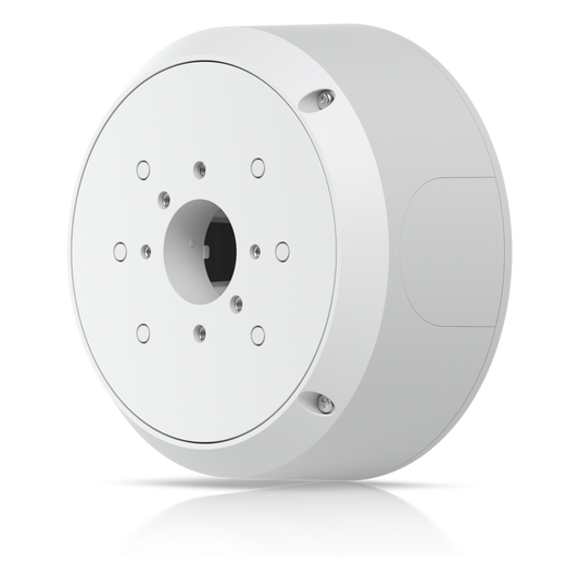 Camera Junction Box – Caja de Conexiones Antimanipulación en Color Blanco para Cámaras UniFi Protect Bullet, Dome y Turret
