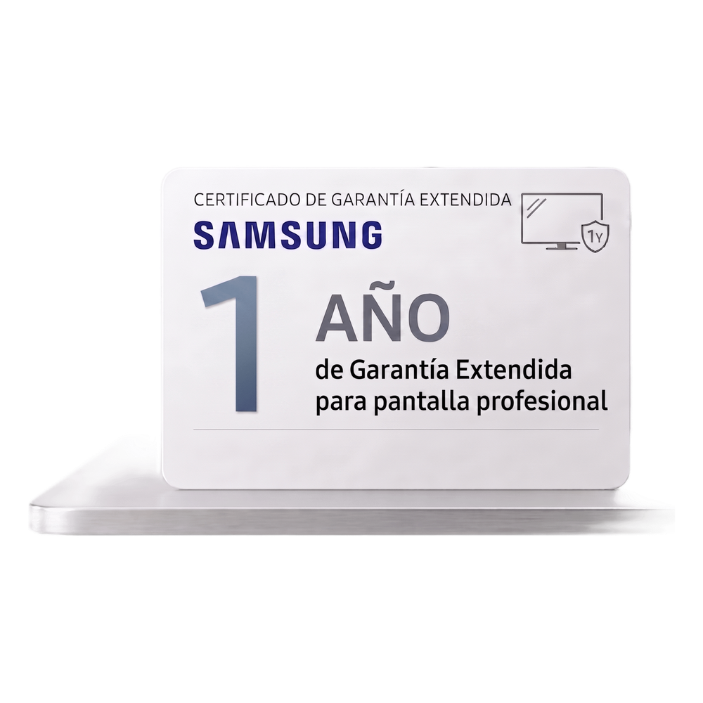 Extension de garantia 1 año adicional para pantallas profesionales modelo BE65F