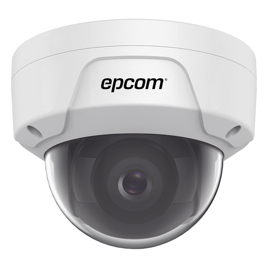 Domo IP 4 Megapixel / Lente 2.8 mm / 30 mts IR / Exterior IP67 / IK10 / PoE / WDR 120dB / ONVIF