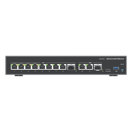 4 en 1: Firewall Nueva Generación, Router, PBX IP, Switch 10 Puertos Gigabit (4 PoE) + 2 Puertos SFP 2.5 Gigabit