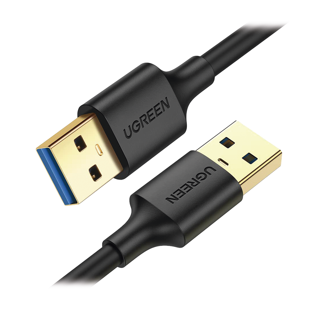 Cable USB-A 3.0 a  USB-A 3.0 / 1 Metro / Macho a Macho / Conector Niquelado / Núcleo de Cobre Estañado / Blindaje Múltiple / Velocidad 5Gbps / No Requiere Controlador / Compatible con USB2.0 Y USB 1.1