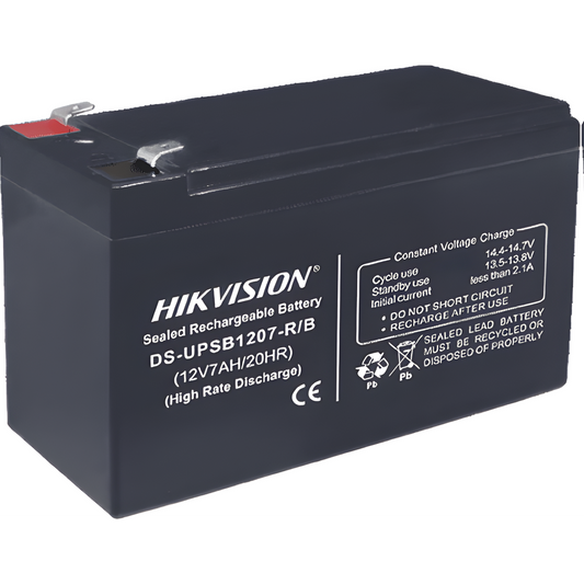 Bateria de Plomo Ácido / 12 VCD / 7 Amp / Ideal para UPS, EPS y Uso General / Certificación CE / Paquete de 5 Piezas