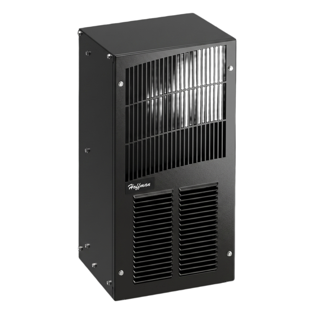 Aire Acondicionado Compacto Para Exterior, Uso en Gabinetes de Telecomunicaciones de Grado Industrial, Frío T20, 2000 BTU, 115 Vca, de Acero, Color Negro