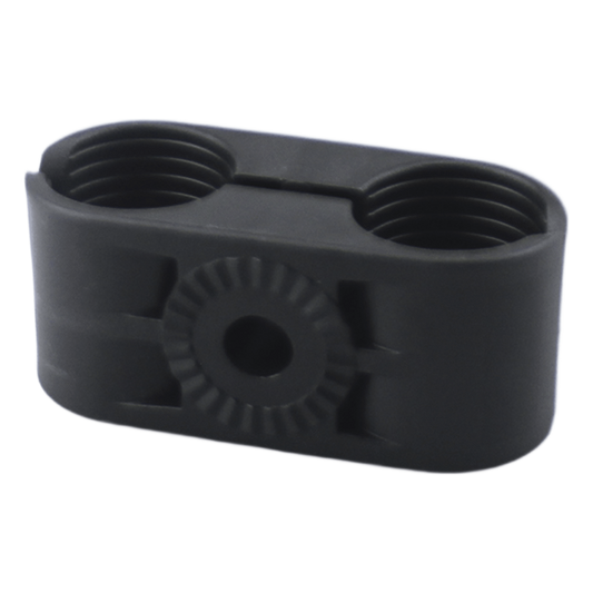 Paquete de 10 Sujetadores Plasticos Para Cable Coaxial de 5/8"