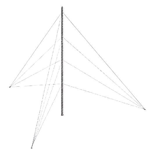 Kit de Torre Arriostrada de Piso de 3 m Altura con Tramo STZ35 Galvanizado Electrolítico (No incluye retenida).