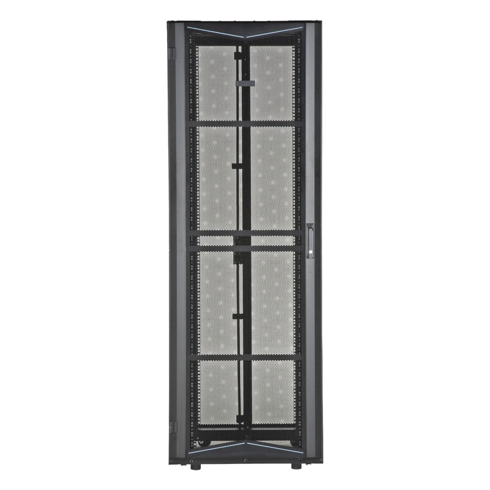 Gabinete FlexFusion para Centros de Datos, 45 UR, 800 mm de Ancho, 1200 mm de Profundidad, Fabricado en Acero, Color Negro