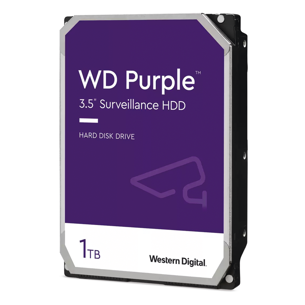 Disco Duro Purple de 1 TB / 5400 RPM / Optimizado para Soluciones de Videovigilancia / Uso 24-7 / 3 Años de Garantia