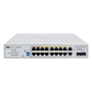 Switch PoE / Administración en la nube / Con 16 puertos 10/100 Mbps PoE af/at (Puertos 1-4: bt 90W) / 2 Puertos Uplink 10/100/1000 Mbps / 1 Puerto SFP Gigabit / Presupuesto 250 W / PoE hasta 250 metros / Soporta protocolo ONVIF