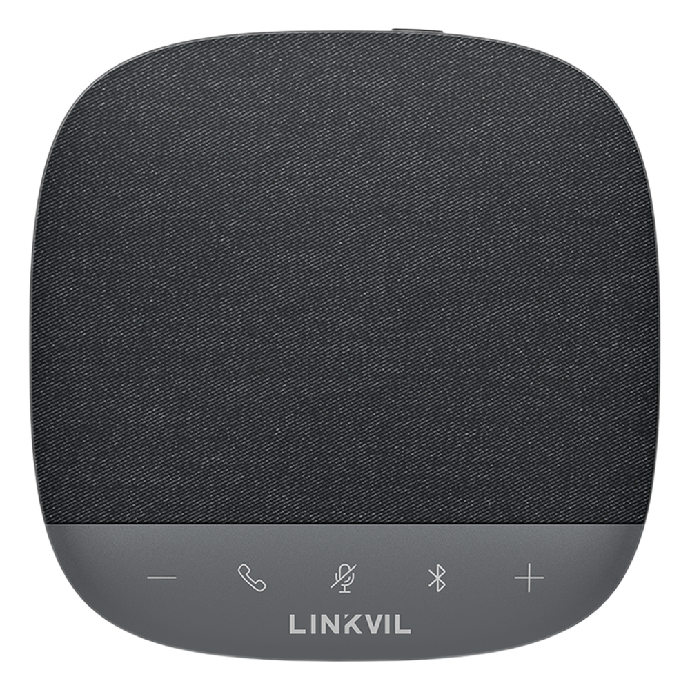 Altavoz y Micrófono portátil / Bluetooth / Conexión USB / 3 Micrófonos de 3W / Salas pequeñas o reuniones personales / Botones Touch / Linkvil