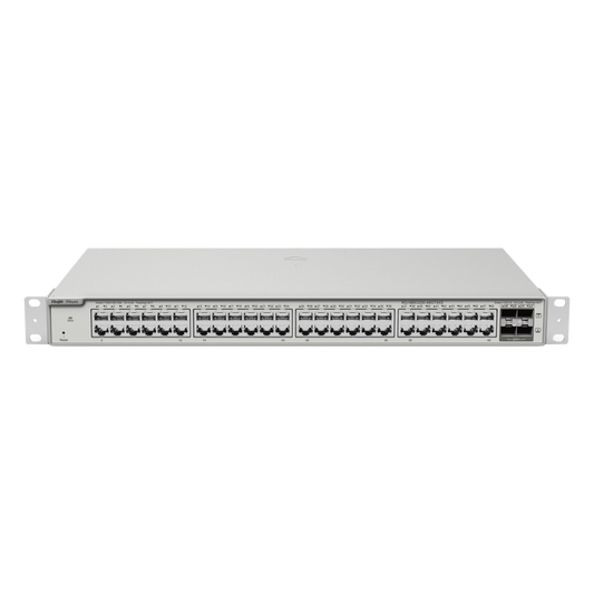 Switch Administrable Capa 2+ Plus, con 48 puertos Gigabit + 4 SFP+ para fibra 10Gb, gestión gratuita desde la nube