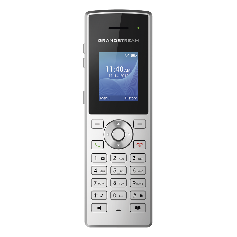 Teléfono IP portátil con conexión a través de  Wi-Fi, 2 líneas, 2 cuentas SIP
