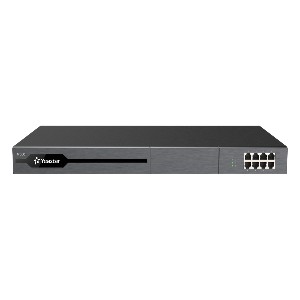 Conmutador IP PBX Enterprise Modular / 100 Extensiones Expansible a 200 / 30 Llamadas Simultáneas Expansible a 60 / Soporte E1/T1/PRI / Hasta 8 Puertos FXO/FXS / Call Center Avanzado / Omnicanal con IA