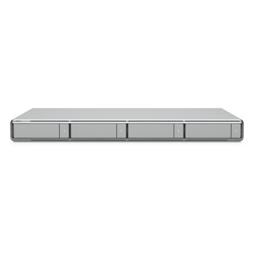 UNVR G2 UniFi Protect 1U con 4 Bahías para Discos Duros, Soporte para hasta 60 Cámaras HD, 50 Cámaras 2K o 30 Cámaras 4K, Puerto 10G SFP+ y 2.5GbE, Análisis Edge-AI Integrado