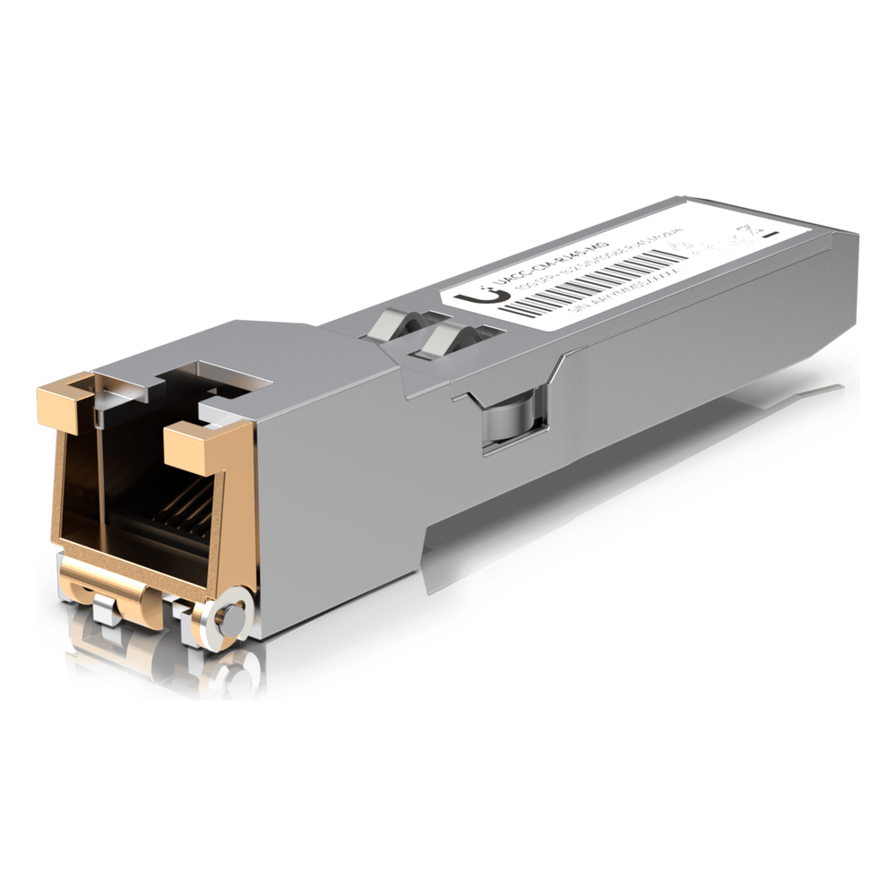 UFiber Tranceptor convertidor de SFP+ a RJ45, velocidades 10/5/2.5/1G
