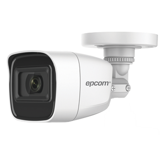 AUDIO POR COAXITRON / Bala TURBOHD 2 Megapixel (1080p) / Gran Angular 106° / Lente 2.8 mm / 25 mts IR EXIR / Exterior IP66 / 4 Tecnologías / dWDR