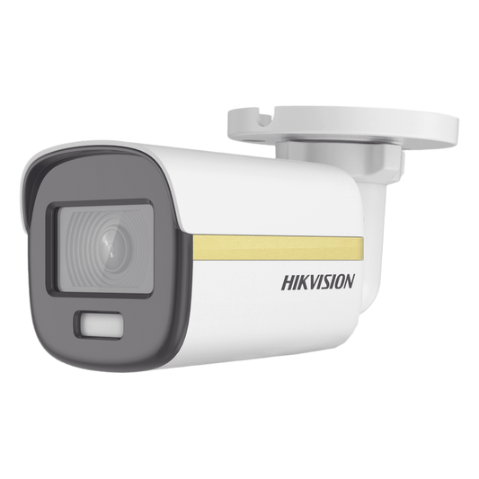 [ColorVu] Bala TURBOHD 4K (8 Megapixel) / Imagen a Color 24/7 / Lente 2.8 mm / METAL / Luz Blanca 20 mts / Exterior IP67 / WDR 130 dB