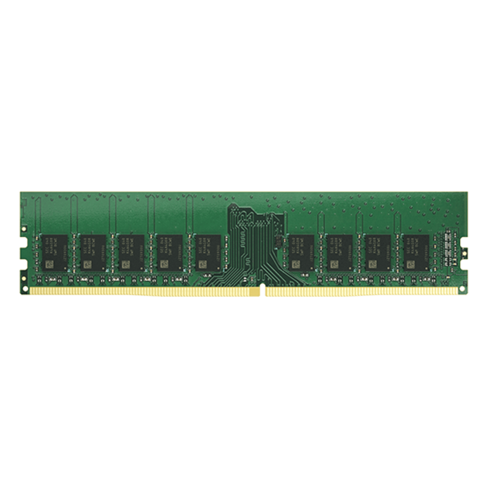 Módulo de Memoria DDR4 ECC Unbuffered DIMM | 16GB | 2666 MHz | Compatible con Series SA: SA3400D, SA3200D / Series UC: UC3400, UC3200 / Series 21: RS4021xs+, RS3621xs+, RS3621RPxs, RS2821RP+, RS2421RP+, RS2421+ / Series 19: RS1619xs+ /  Series 18: