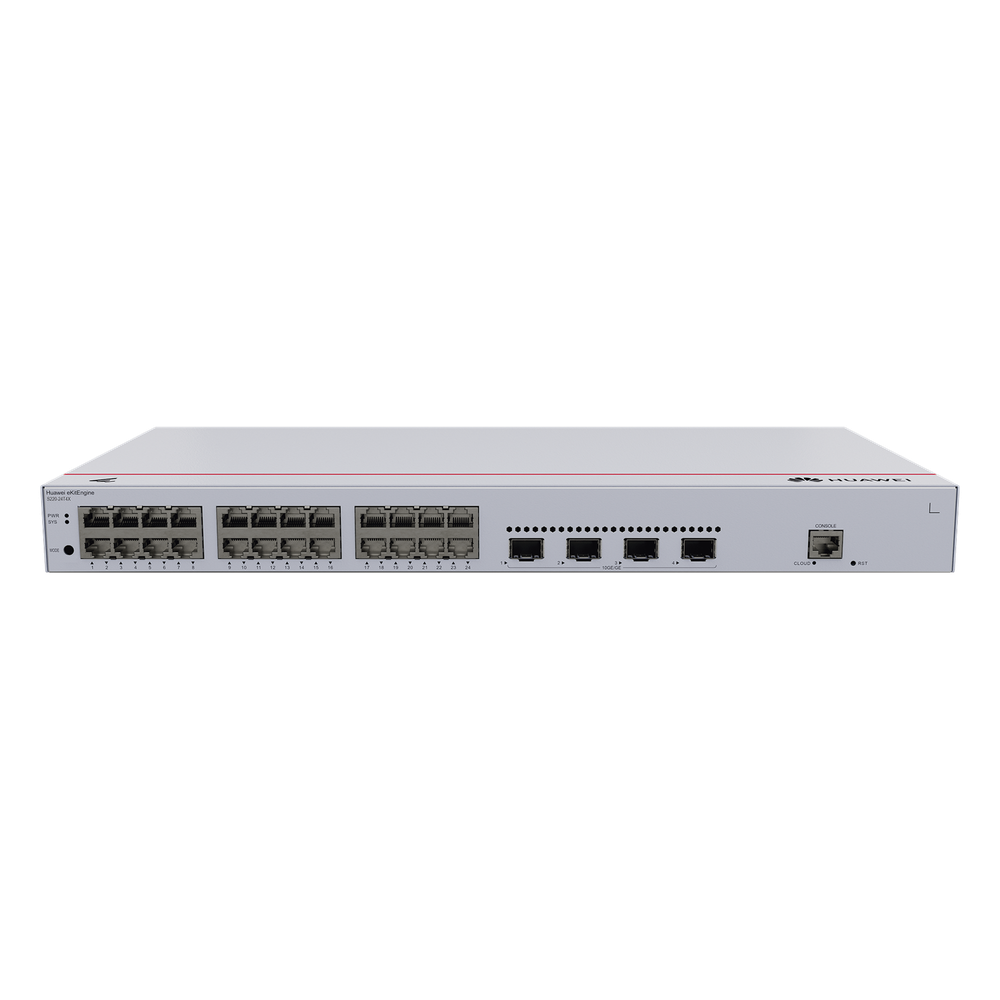 Switch de Acceso Gigabit Administrable  Capa 2 / 24 puertos 10/100/1000 Mbps / 4 Puertos 10GE SFP+ Uplink / ERPS  / IMGP Snooping / DHCP Snooping / Administración Nube Gratis