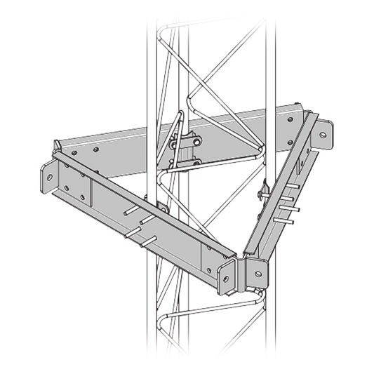 Estabilizador de Torre para Tramos STZ-45G Galvanizado por Inmersión en Caliente.