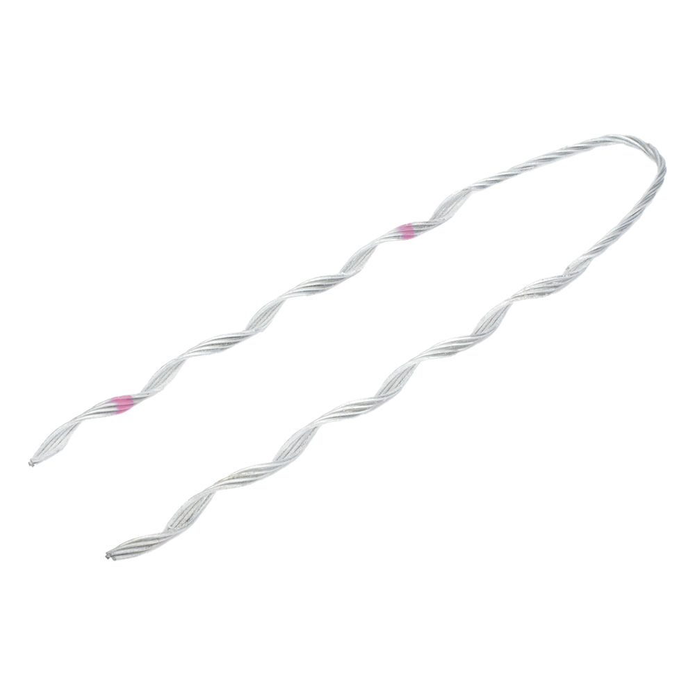 Remate Preformado de Acero Galvanizado para Fibra Mini-ADSS de 24 hilos, diámetros 7.5 - 8 mm