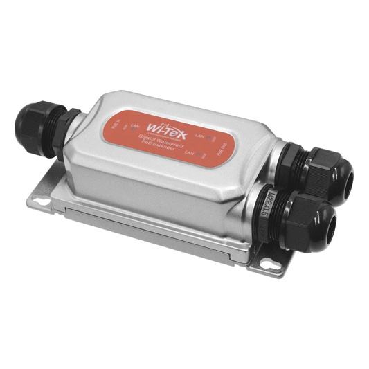 Extensor PoE para exterior / Entrada PoE de 60W y 2 salidas PoE de 30W / Protección IP68 / Ideal Para Aplicaciones de CCTV