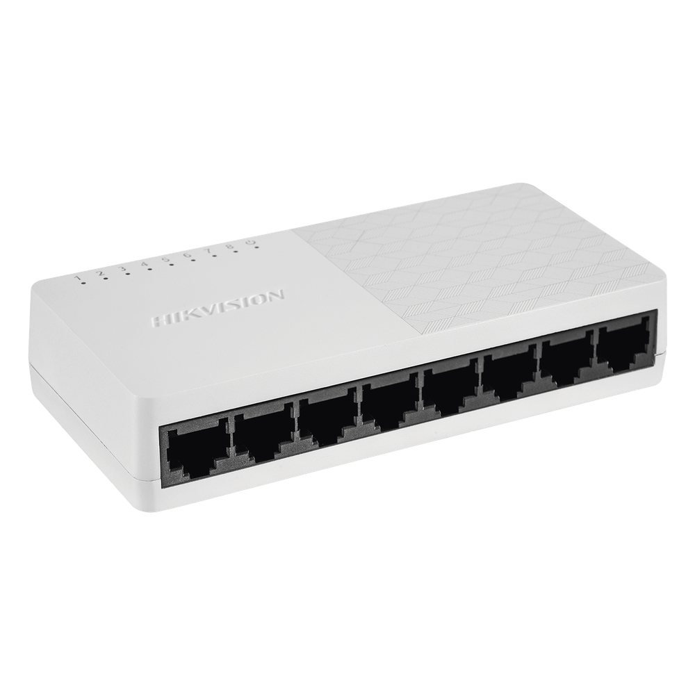 Switch Gigabit No Administrable de Escritorio de 8 Puertos 10 / 100 / 1000 Mbps / Diseño Compacto y Estetico