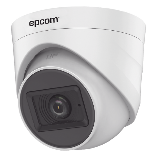 AUDIO POR COAXITRON / Domo TURBOHD 2 Megapixel (1080p) / Gran Angular 106° / Lente 2.8 mm / 20 mts IR EXIR / Interior / 4 Tecnologías / dWDR