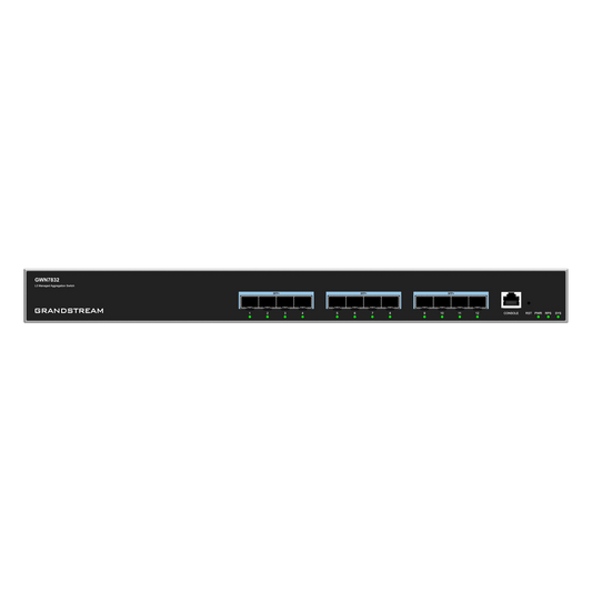 Switch de Agregación Capa 3 / 12 Puertos 10Gigabit SFP+ / QoS Integrada / Soporte IPv6 e IPv4 / Seguridad Avanzada / Stacking /