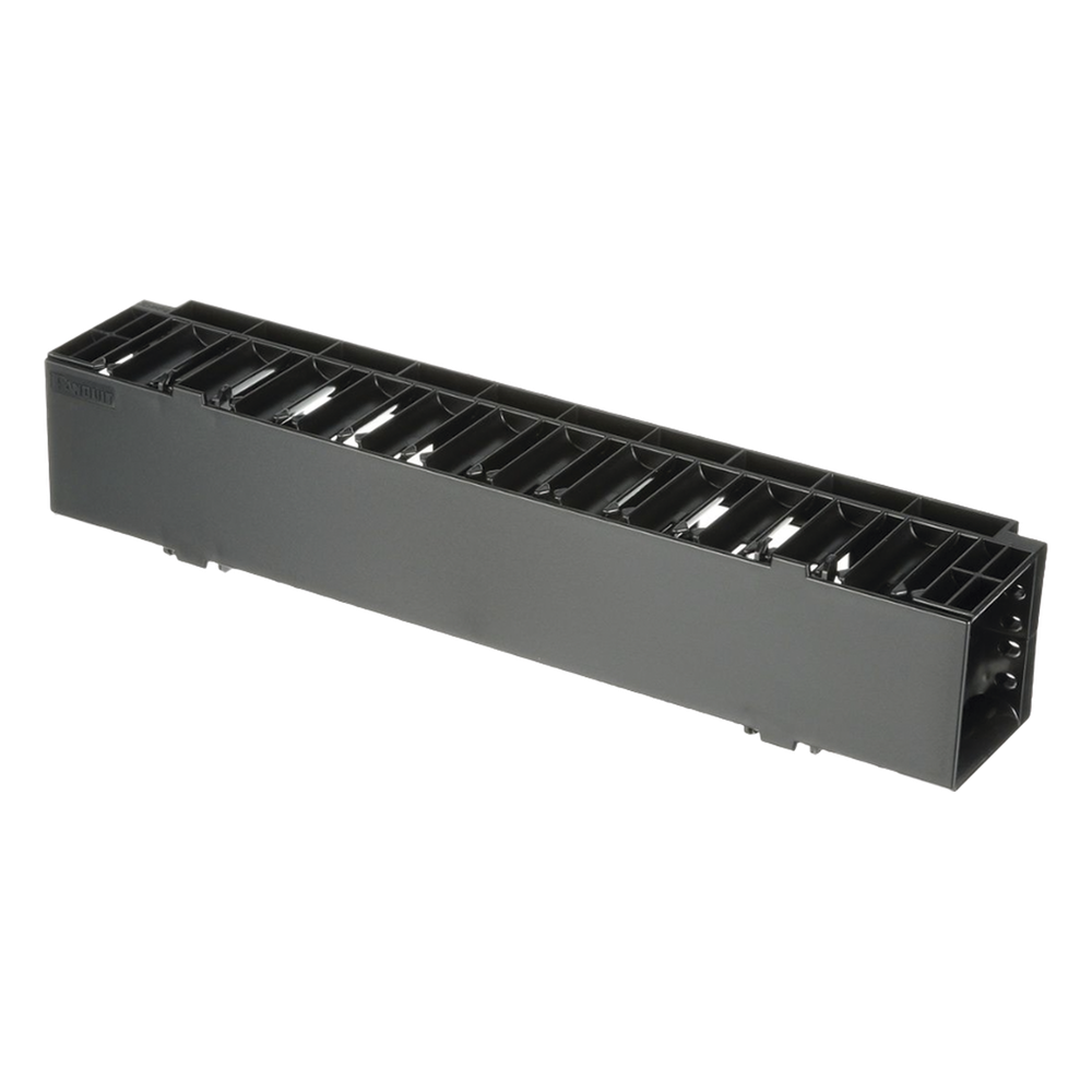 Organizador de Cables Horizontal NetManager, Sencillo (Solo Frontal), Para Rack de 19in, 2UR