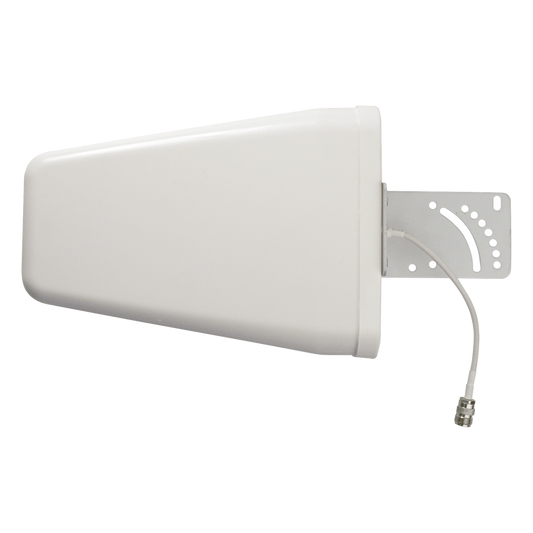 Antena Direccional de Banda Ancha de Alto Desempeño, 698-960 MHz / 1695-2700 MHz, conector N hembra. 50 Ohm de impedancia.