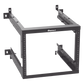 Rack PanZone® de Montaje en Pared, de 19in, Profundidad Ajustable, Rieles Numerados y Roscados #12-24, 9 UR, Color Negro