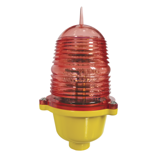Estrobo Led de Obstrucción Color Rojo (110 Vca de Entrada) / Luz fija