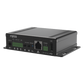 Gateway para Voceo IP/SIP,  Entrada de audio (3.5mm), salida de amplificador integrado de hasta 30W, puerto USB (reproducción de MP3),