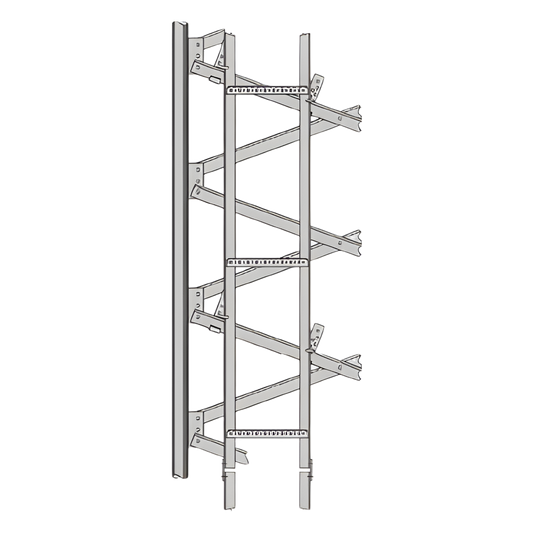 Guía de Cable tipo escalerilla de 20 pies de altura (6 metros) para Torre SSV.