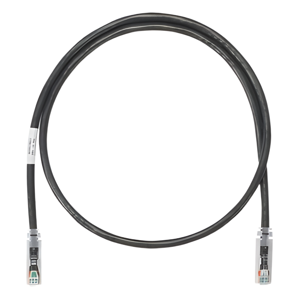 Cable de Parcheo UTP Categoría 6, con Plug Modular en Cada Extremo - 1 Metro (3.28 Pies) - Negro