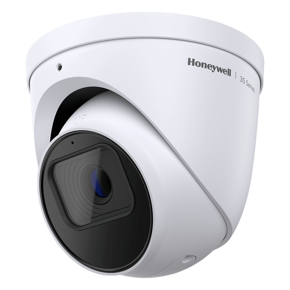 Cámara IP turret para exterior 8 MP con lente varifocal motorizado 2.7-13.5 mm, IR inteligente 50 m y analíticas de video