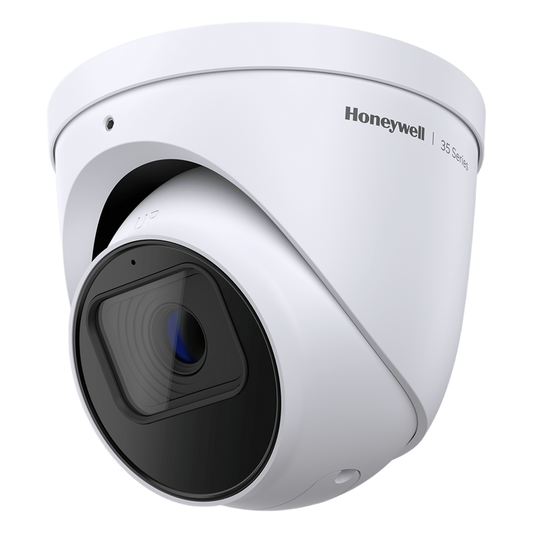 Cámara IP turret para exterior 8 MP con lente varifocal motorizado 2.7-13.5 mm, IR inteligente 50 m y analíticas de video