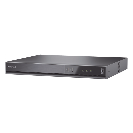 NVR embebido de 16 canales IP 4K (8 MP) con 16 puertos PoE+, H.265, 10 TB incluidos y cumplimiento NDAA, Serie 35 de Honeywell